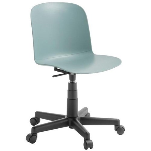 Adapt Task Chair 5 Star Swivel Base Light Blue/Black