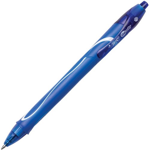 BIC Gelocity Blue Retractable Rollerball Gel Pen 0.7mm Fine Tip