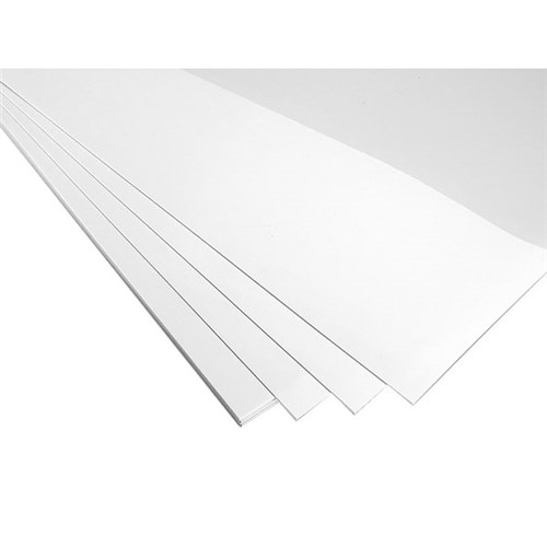 Vaquform High Impact Polystyrene Sheets 1.0mm White, Pack of 20