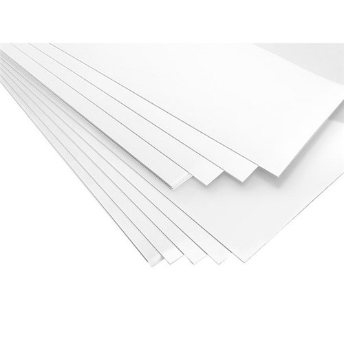 Vaquform PETG Thermoforming Sheets 0.5mm Clear, Pack of 35