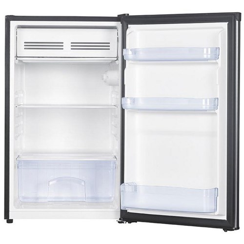 Nero Bar Fridge & Freezer 125L Stainless Steel/Black