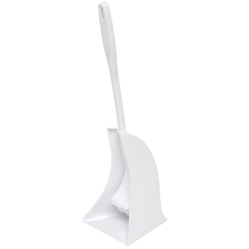 Compass Toilet Brush Set Semi Enclosed White