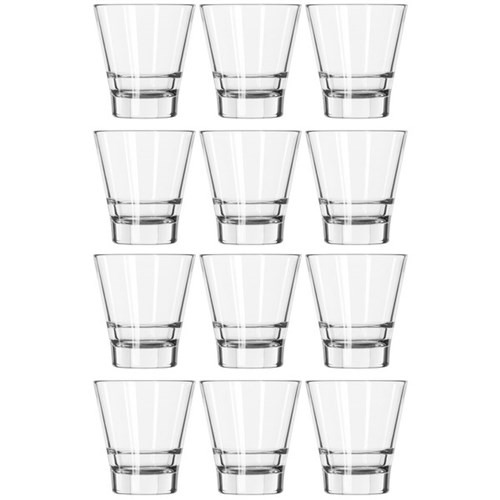 Libbey Endeavor Rocks Stackable Glass Tumblers 266ml, Box of 12