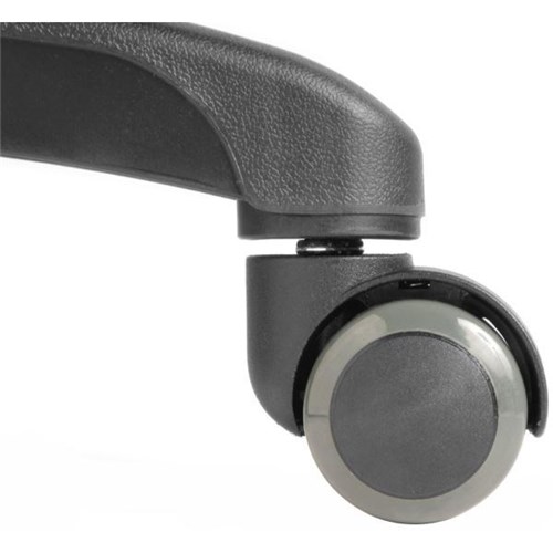 Soft Wheel Brake Castors for Hard Floor, Set of 5