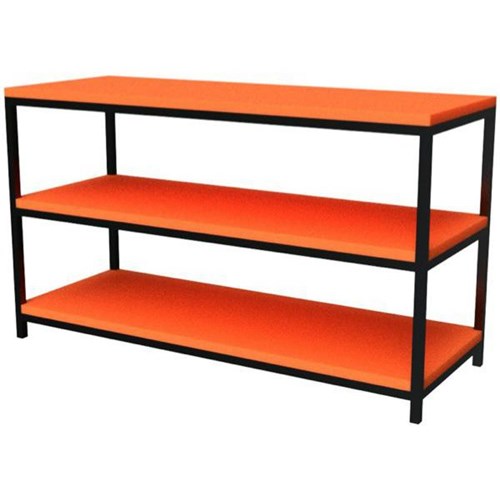 Zealand Bag Rack Shelving Unit Orange 1800x400x800mm