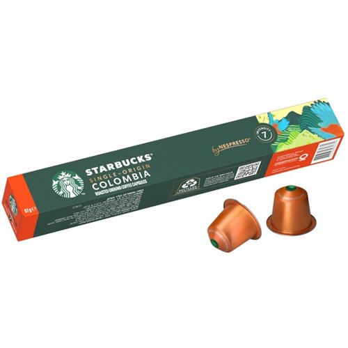 Starbucks Single Origin Colombia Coffee Capsules, Box of 10