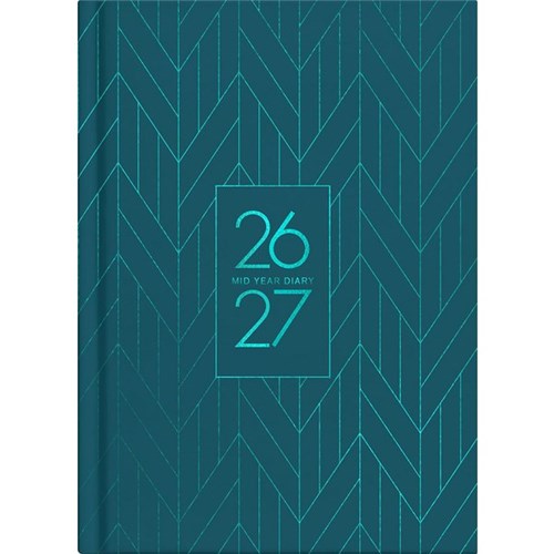 Collins A53A Mid Year Diary A5 Week To View 1 July 2026 to 30 June 2027 Fashion Assorted Designs