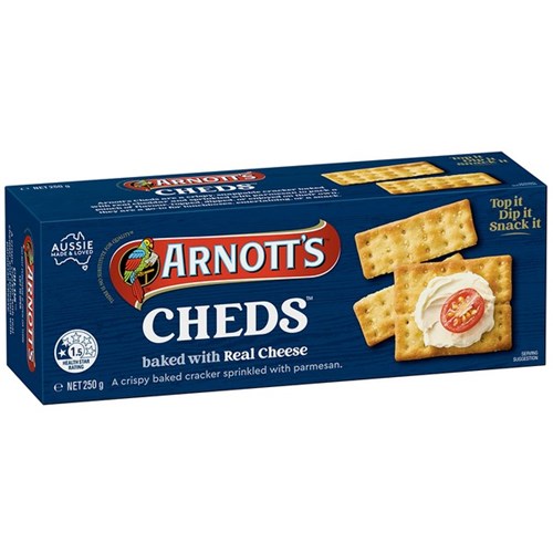 Arnott's Cheds Crackers 250g
