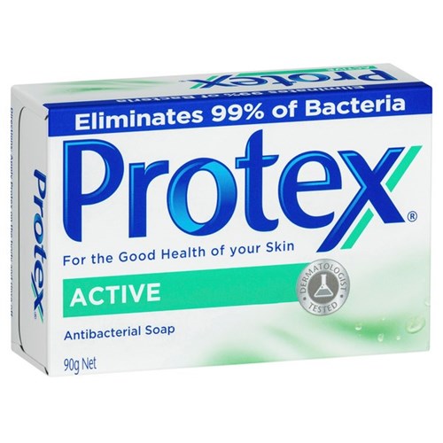 Protex Antibacterial Soap Bar Active 90g, Carton of 36