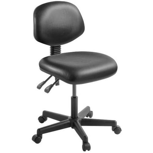 Studio 2.30 Task Chair Medium Back 2 Lever Charisma Vinyl Fabric/Black