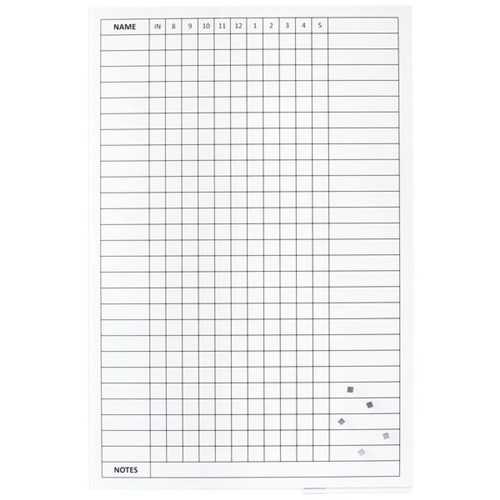 Boyd  Staff Whiteboard Magnetic 600 x 900mm