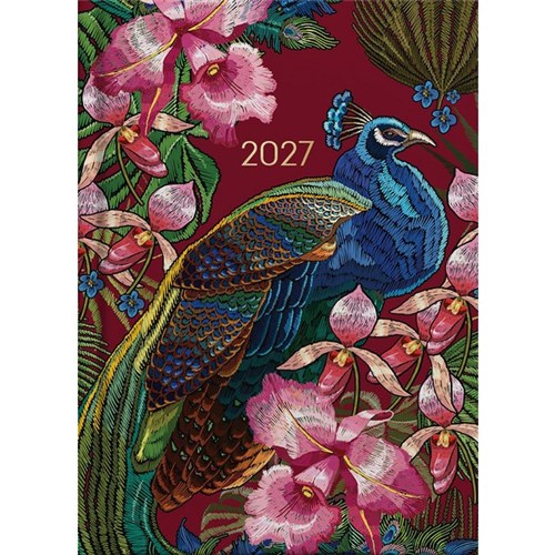 Collins A51 Diary A5 Day Per Page 2027 Beautiful Blooms Assorted Designs