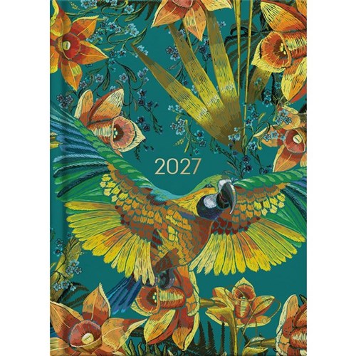 Collins A51 Diary A5 Day Per Page 2027 Beautiful Blooms Assorted Designs