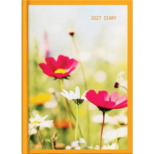 Collins A51 Diary A5 1 Day Per Page 2027 Floral Assorted Designs