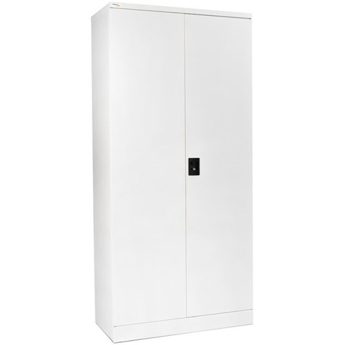 Firstline Stationery Cupboard 1830mm White Satin