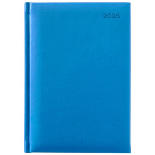Winc A41 1/2 Hour Appointment Diary Soft Touch A4 1 Day Per Page 2026 Blue