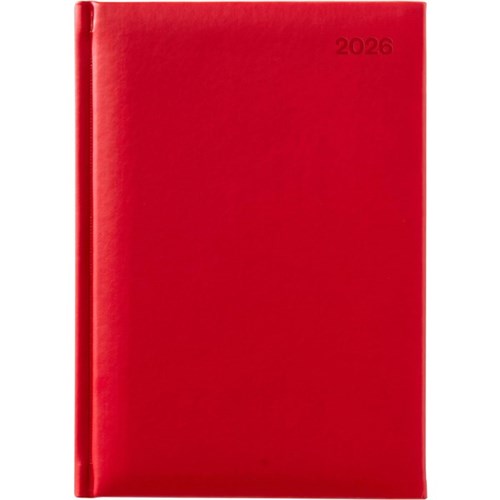 Winc A53 1 Hour Appointment Diary Soft Touch A5 Week To View 2026 Red