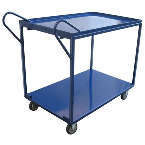 BlueAnt Order Picking Trolley 2 Tier Heavy Duty Small 550x950mm