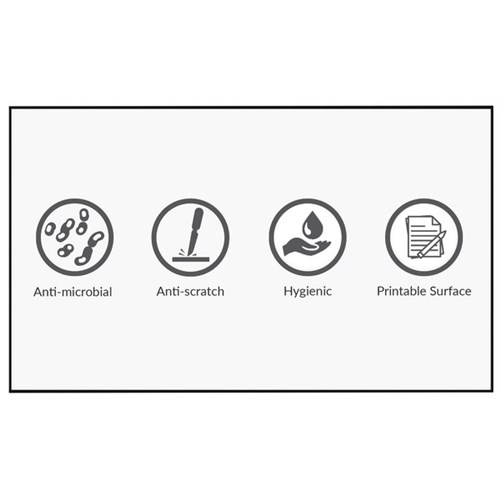Boyd  Anti-Microbial Porcelain Whiteboard 1200 x 2400mm