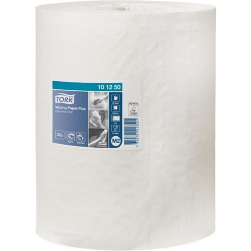 Tork M2 Advanced Centrefeed Wipers 420 2 Ply 160m 101250, Carton of 6