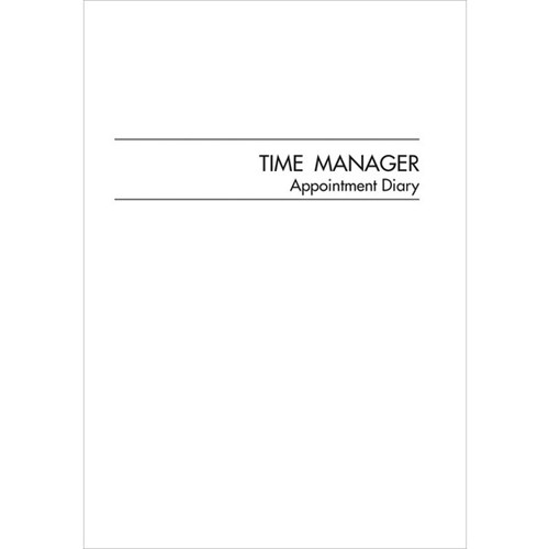 Collins MDA51A 1/4 Hour Time Manager Refill A5 Day Per Page 2026 Black