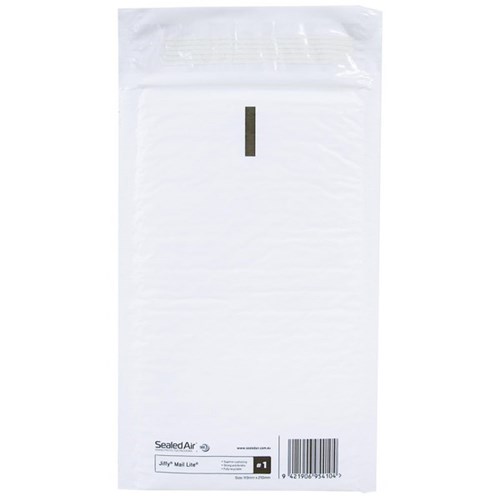 Size 1 Padded Mailers 113x210mm, Carton of 100