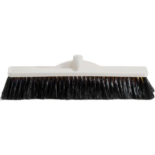 Oates Plastic Broom Head Medium Stiff 450mm White