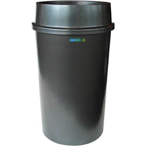 Perroplas Top Tidy Rubbish Bin 60L Titanium