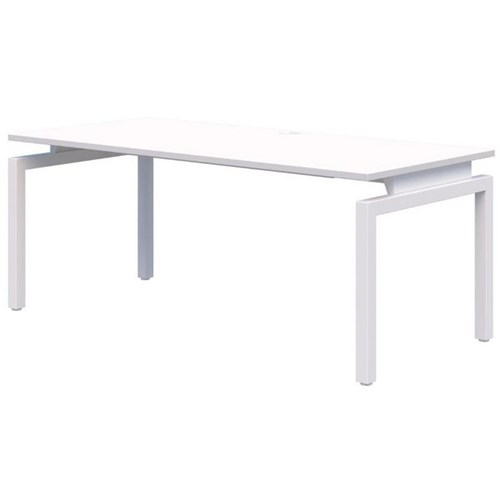 1500x800x720mm (wxdxh) Snow Velvet/White
