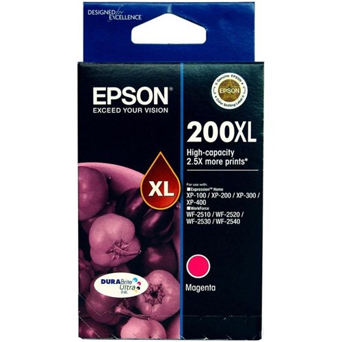 Epson 200XL Magenta Ink Cartridge High Yield C13T201392