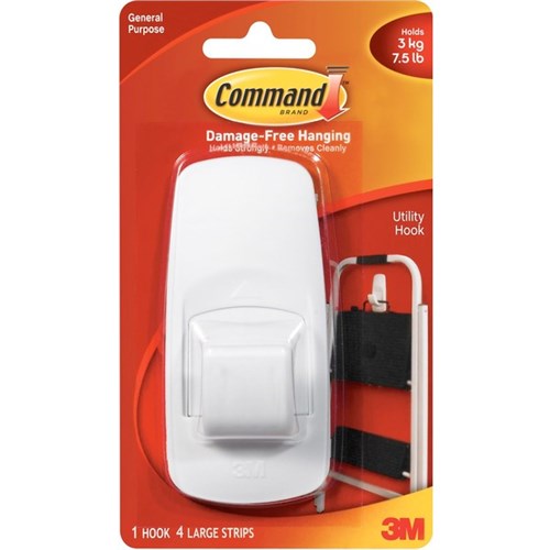 Command™ Adhesive Hook Jumbo, Pack of 1