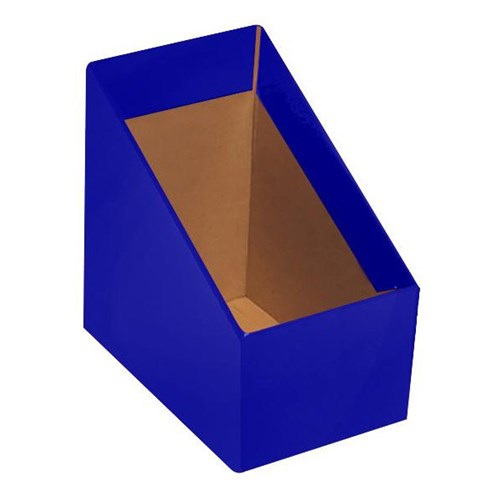 Marbig Magazine Box File Large Blue, Pack of 5