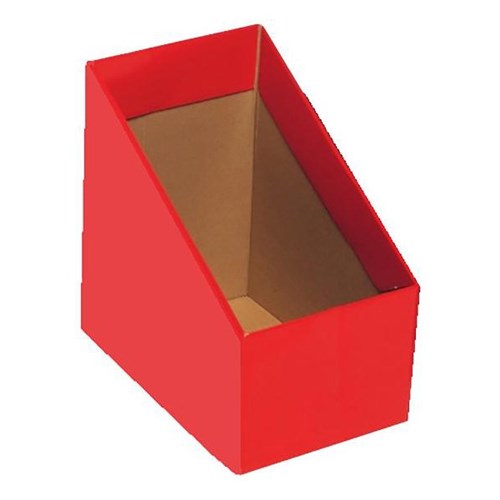 Marbig Magazine Box File Large Red, Pack of 5