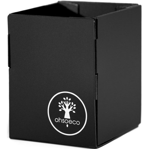 Oh So Eco Pen Holder 80x80x100mm Black