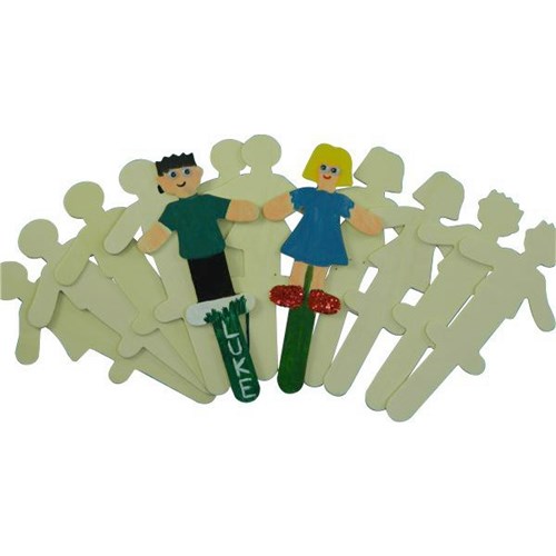People Pop Sticks Large, Pack of 12