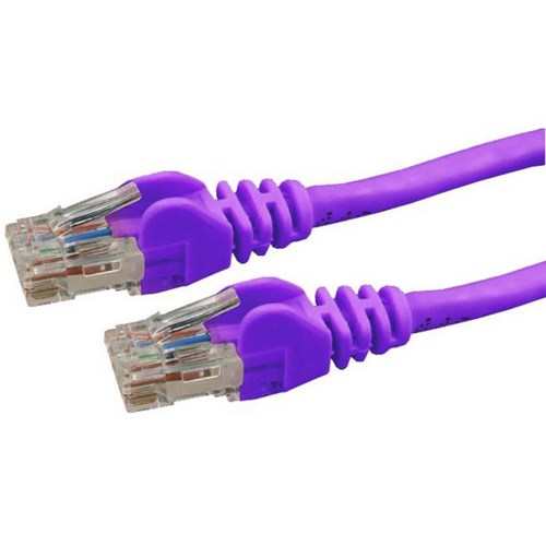 Dynamix UTP CAT6 Patch Lead 250MHz 5m Purple