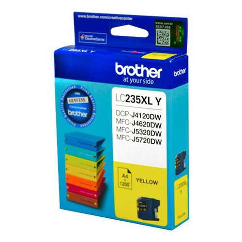 Brother LC235XL-Y Yellow Ink Cartridge High Yield