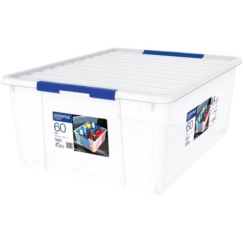 Sistema Storage Bin With Lid 60L