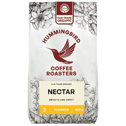 Hummingbird Organic Plunger & Filter Coffee Nectar 500g
