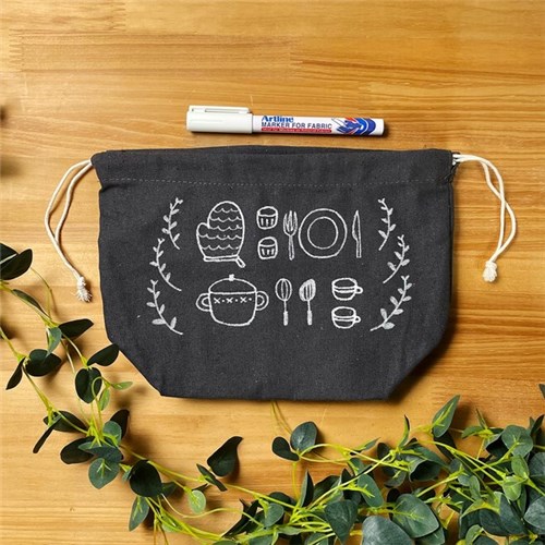 Artline 750 White Waterproof Fabric Laundry Marker Fine Tip