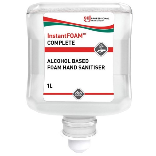 Deb Stoko InstantFoam Hand Sanitiser Alcohol Cartridge For Manual Dispenser 1L