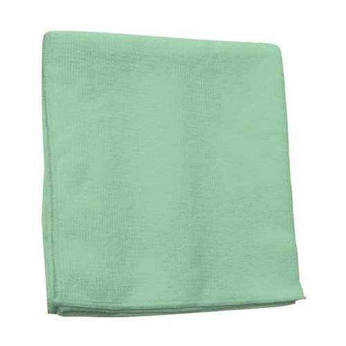 Microfibre Cloth Lint Free Green