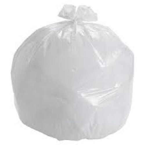 Tear Top Rubbish Bag White 50L 25 Micron, Pack of 50