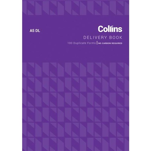 Collins Goods Delivery Receipt Book A5Dl Duplicate No Carbon Required