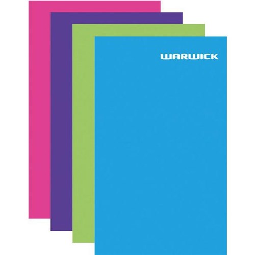 Warwick Notebook 7mm Ruled Fluoro 32 Leaves 165x100mm