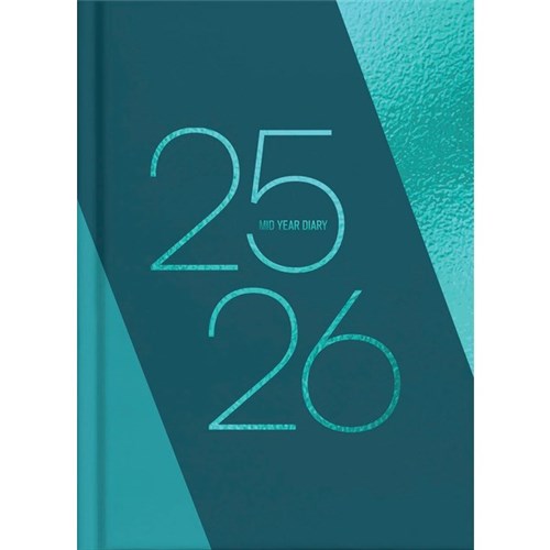 Collins A51A Mid Year Diary A5 1 Day Per Page 1 July 2025 to 30 June 2026 Fashion Assorted Designs