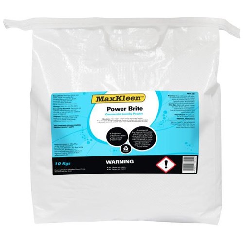 MaxKleen Power Brite Laundry Powder Top & Front Loader 10kg