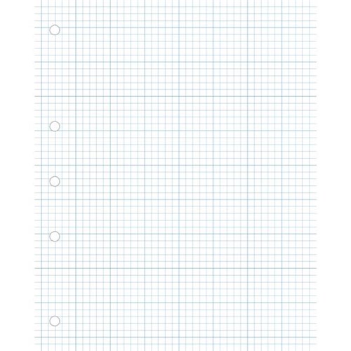 Warwick 14J5 Graph Pad Loose Leaf Refill 5mm Quad 40 Leaves