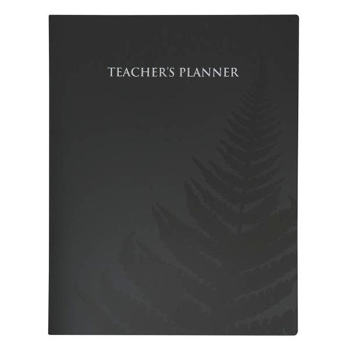 Teacher's Planner Book Cover Only Black