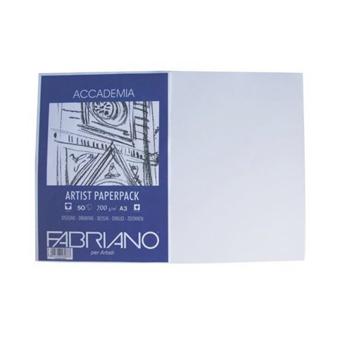 Fabriano Accademia A3 200gsm Paper, Pack of 50